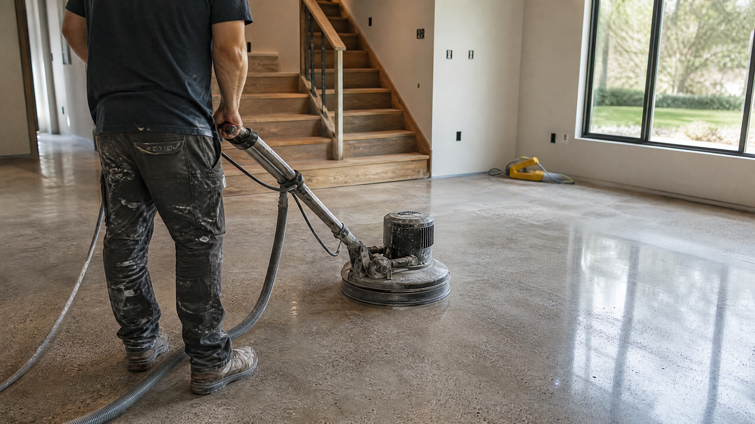 Concrete Polishing, Staining & Repair services for residential properties in Sumter County, SC — professional installation