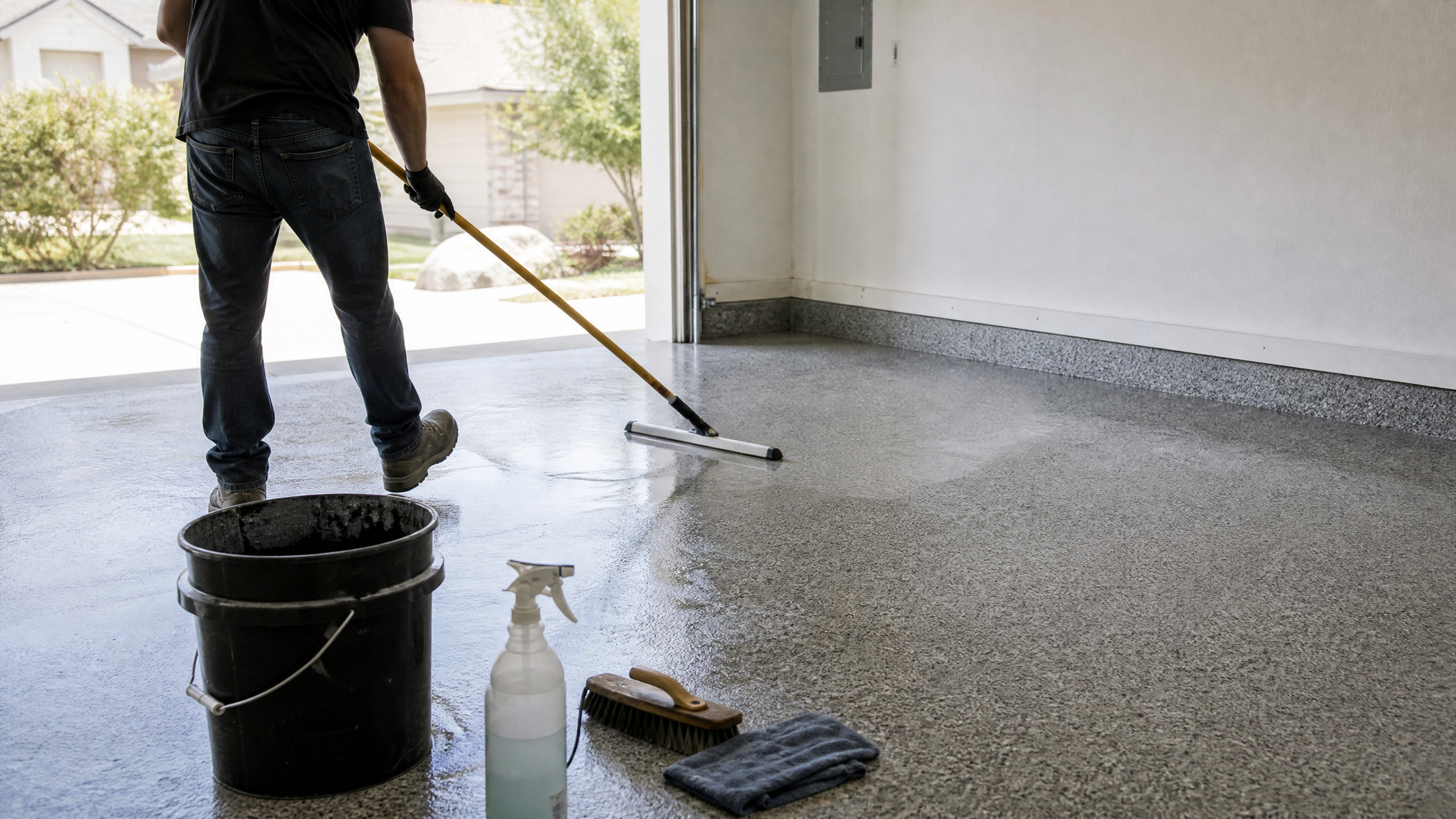How to Clean and Care for an Epoxy Garage Floor — specialist guide for American homeowners considering epoxy garage floor coating