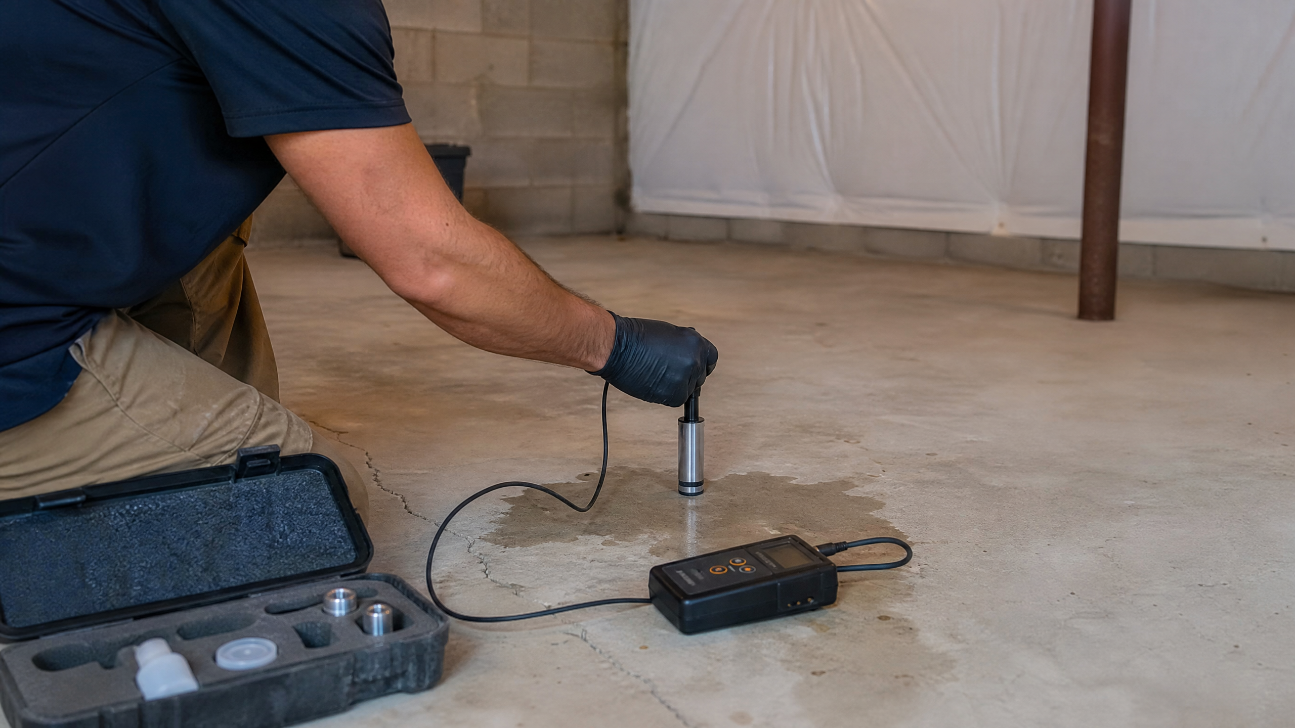 How to Test Concrete for Moisture Before Epoxy — specialist guide for American homeowners considering basement epoxy floors
